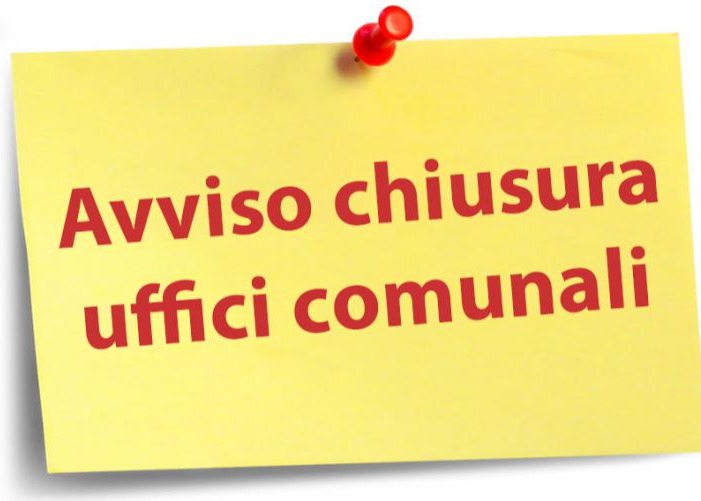 Chiusura uffici comunali sabato 02/11/2024