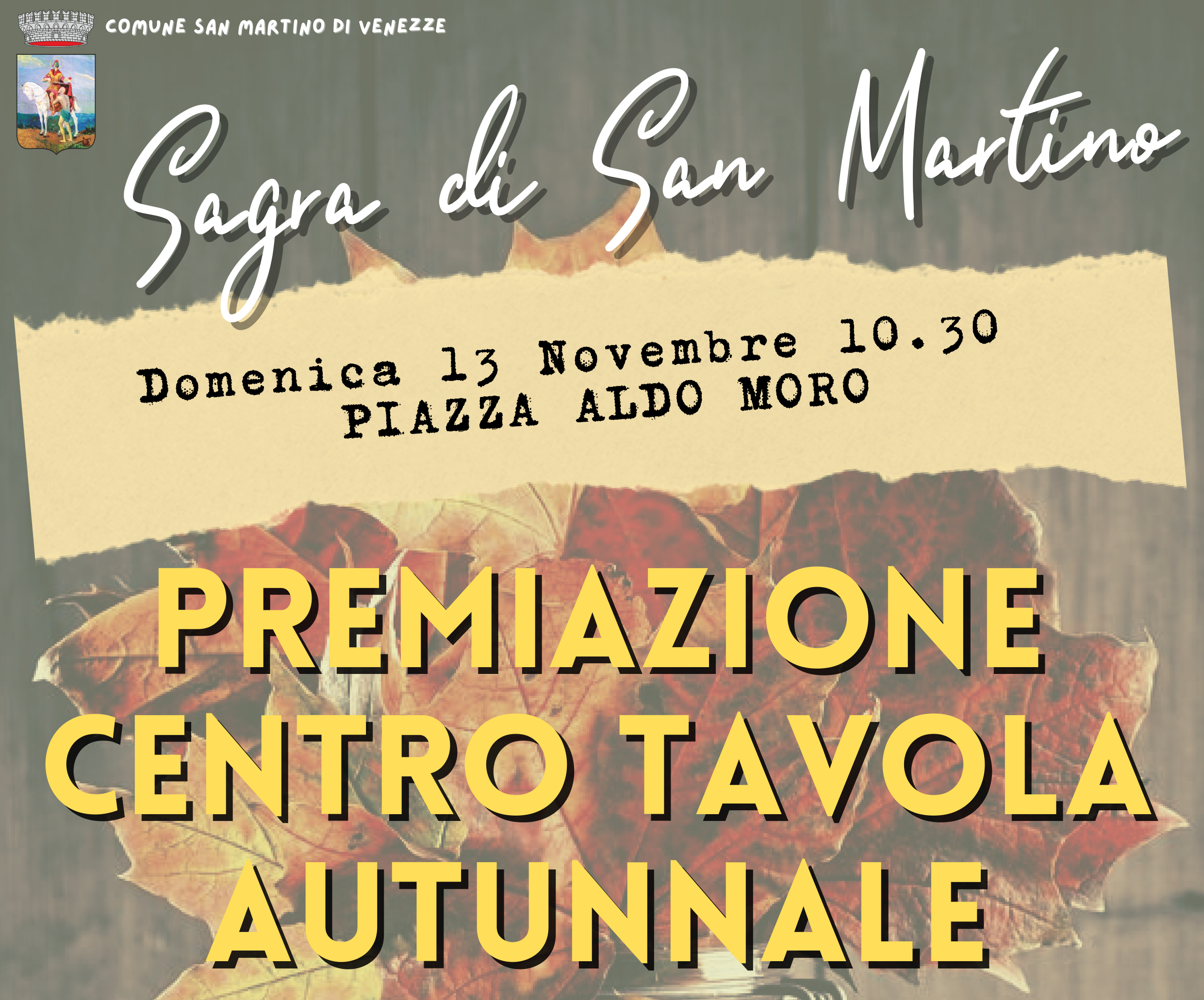 13/11 - PREMIAZIONE CENTRO TAVOLA