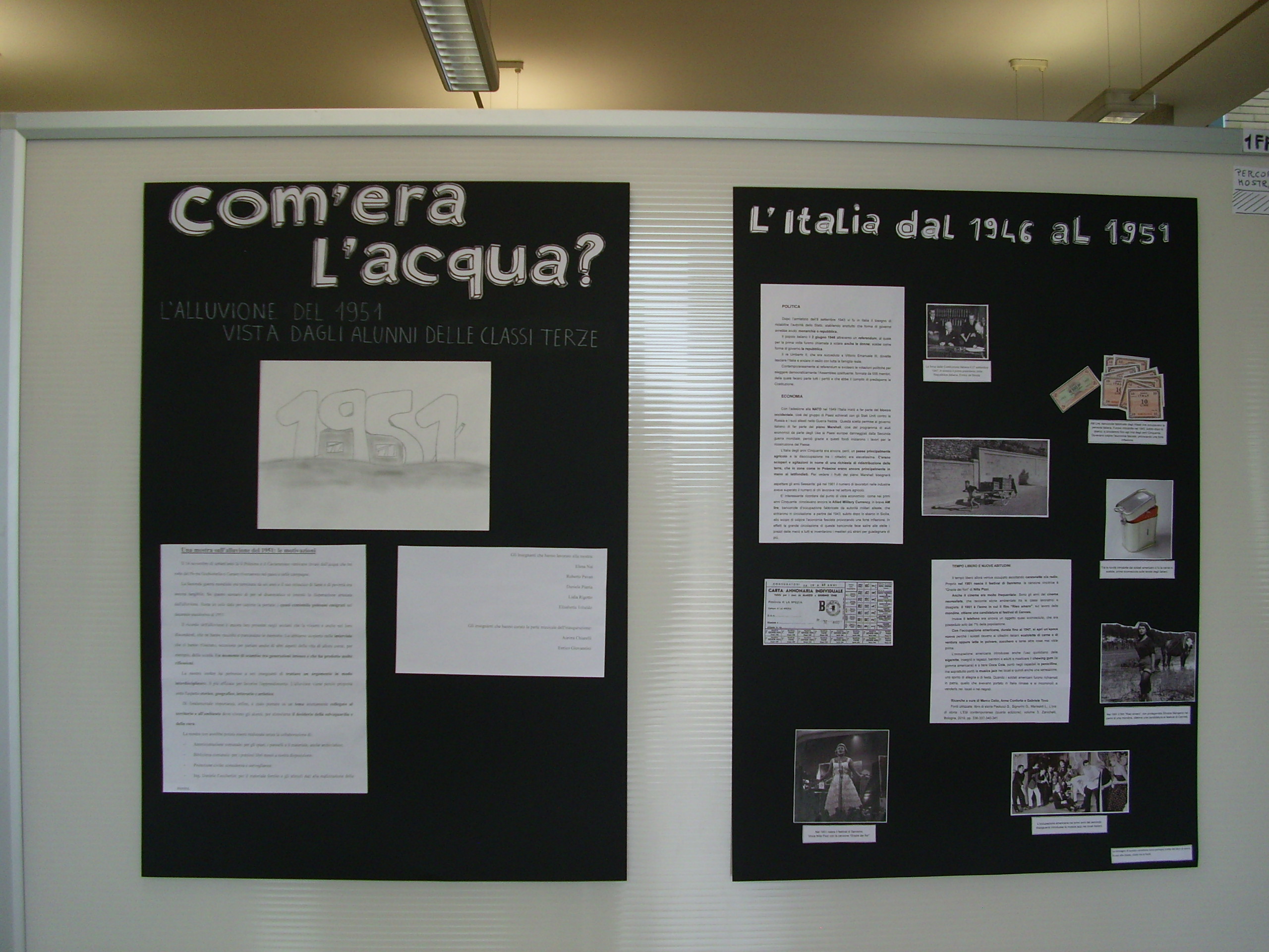 Sagra mostra scuola alluvione 